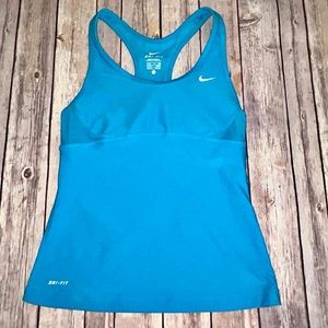EUC Nike Dri Fit Athletic Tank with a built in sports bra